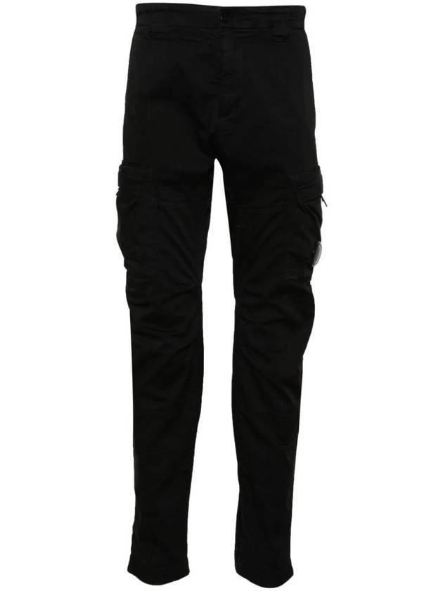 Lens Detail Cargo Straight Pants Black - CP COMPANY - BALAAN 1