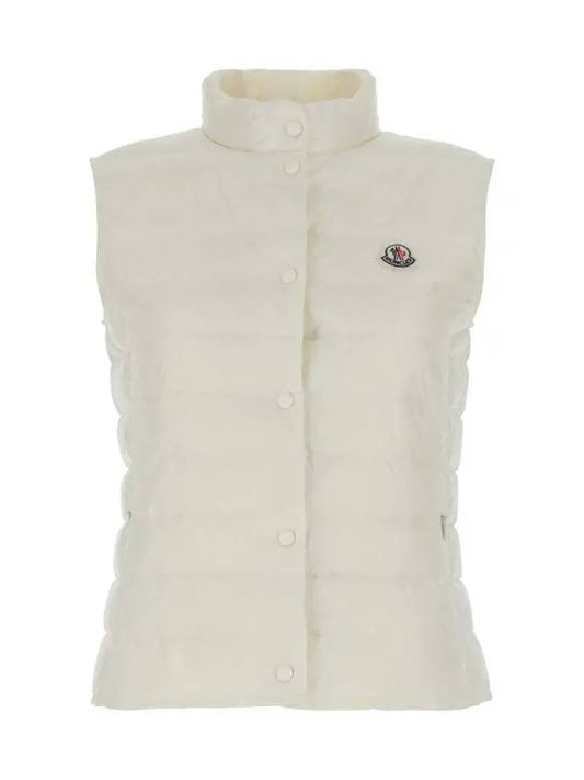 Liane Logo Patch Down Vest White - MONCLER - BALAAN 2