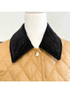 Corduroy Collar Diamond Quilted Jacket Brown - BURBERRY - BALAAN 4