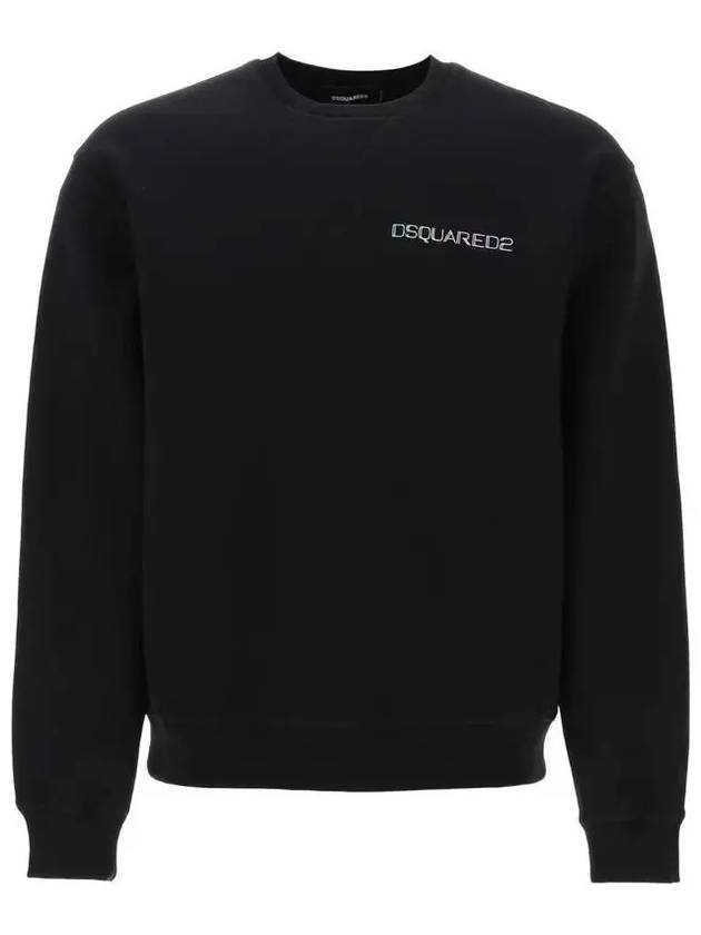 Palm Beach Cool Fit Sweatshirt Black - DSQUARED2 - BALAAN 2