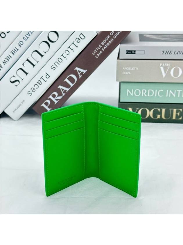 Intrecciato Card Wallet Green - BOTTEGA VENETA - BALAAN 5