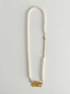 Casted Lace with Cream Pearl Bracelet Necklace - ELYONA - BALAAN 1