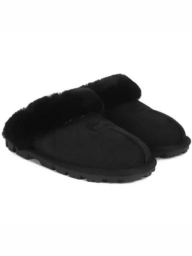 Coquette Fur Suede Mule Black - OZWEAR UGG - BALAAN 2