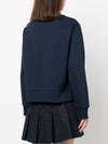 Women's Civile Logo Sweatshirt Dark Navy - A.P.C. - BALAAN 5