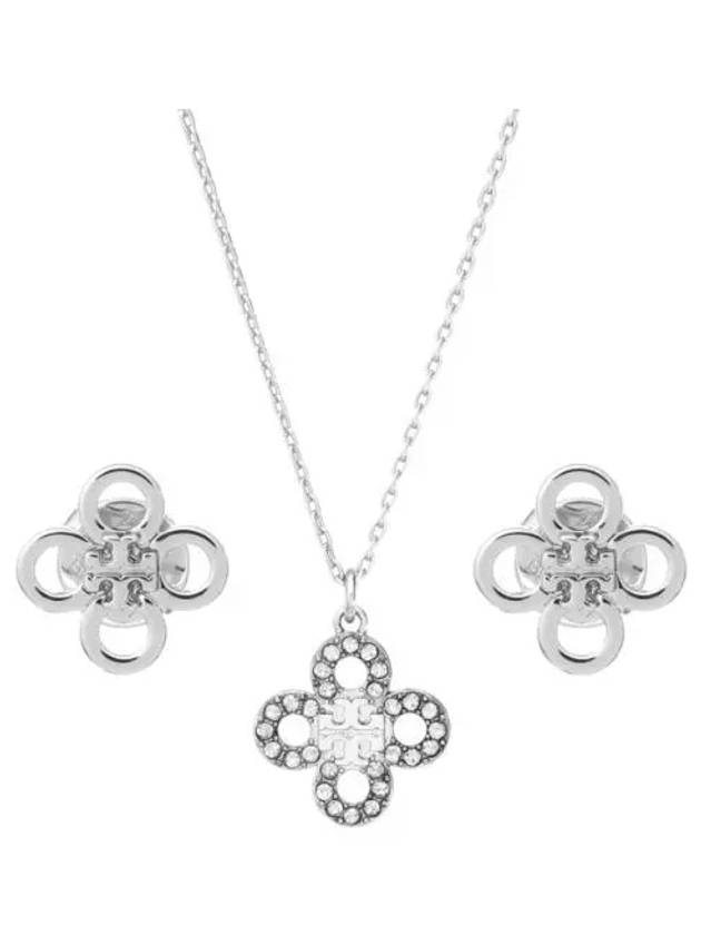 Kira clover pav pendant earring set - TORY BURCH - BALAAN 1