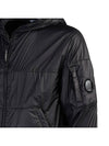 Nada Shell Hooded Jacket Black - CP COMPANY - BALAAN 7