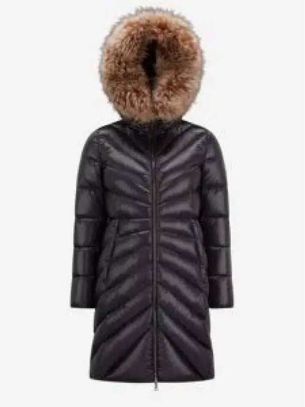 Chandre Long Down Jacket Black I2093 1C00023 595ZZ 999 1224994 - MONCLER - BALAAN 1