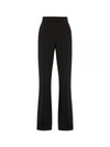 Norcia Viscose Straight Pants Black - MAX MARA - BALAAN 2