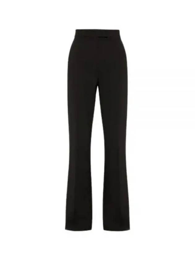 Norcia Viscose Straight Pants Black - MAX MARA - BALAAN 2