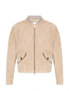 Boxy Fit Jacket Beige - AMI - BALAAN 2