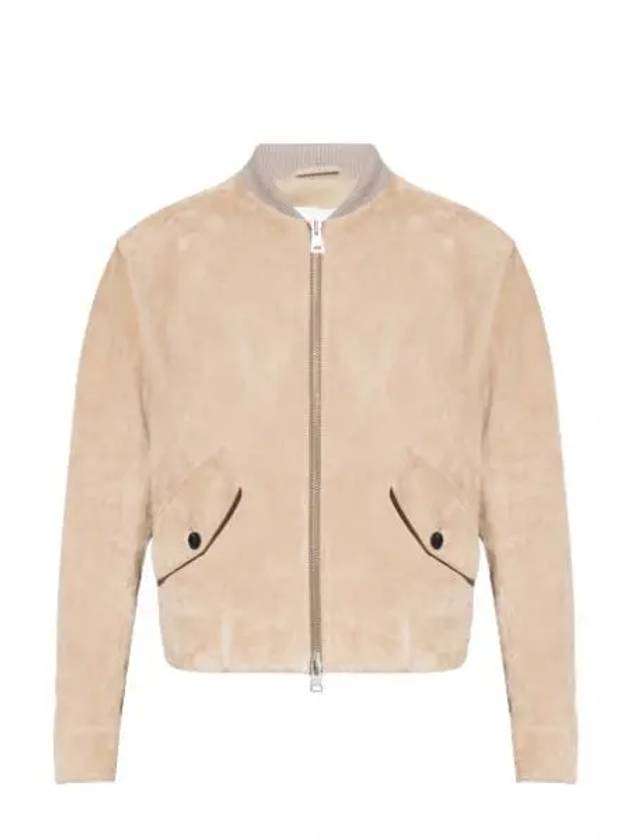 Boxy Fit Jacket Beige - AMI - BALAAN 2