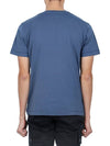 Logo Patch Short Sleeves T-Shirt Avio Blue - STONE ISLAND - BALAAN 5