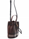 TB Mini Bucket Bag Dark Birch Brown - BURBERRY - BALAAN 4