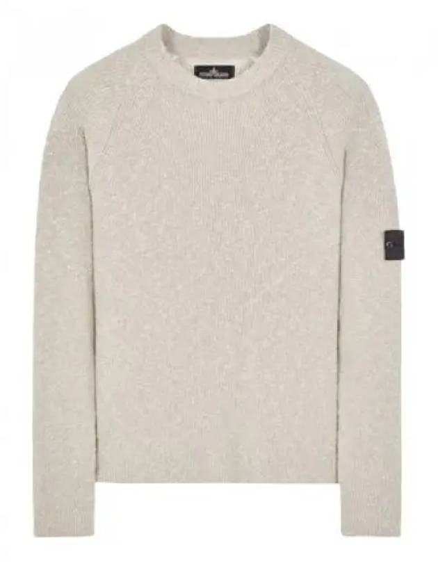 Shadow Project Wappen Patch Badge Knit Top Grey - STONE ISLAND - BALAAN 2