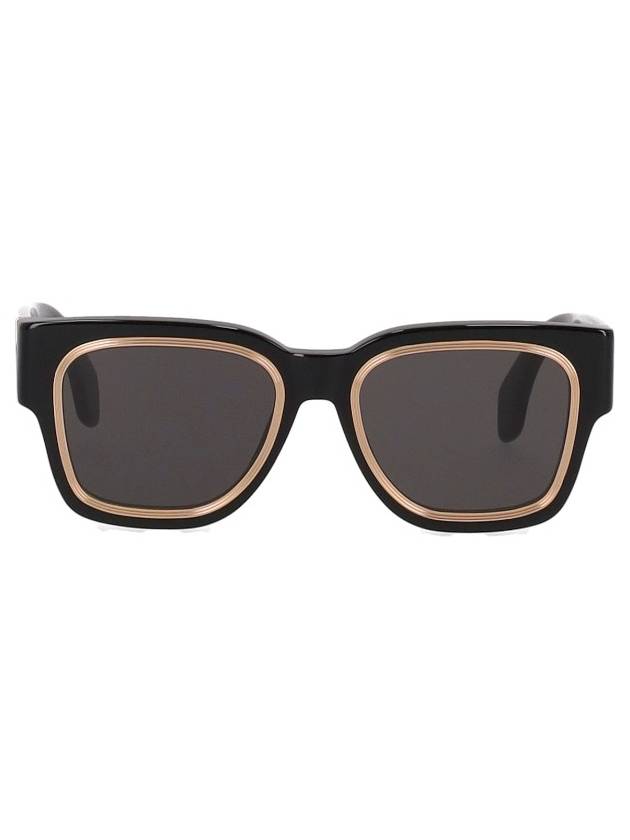 ARCADIA SUNGLASESS  BLACK DARK GREY - PALM ANGELS - BALAAN 1