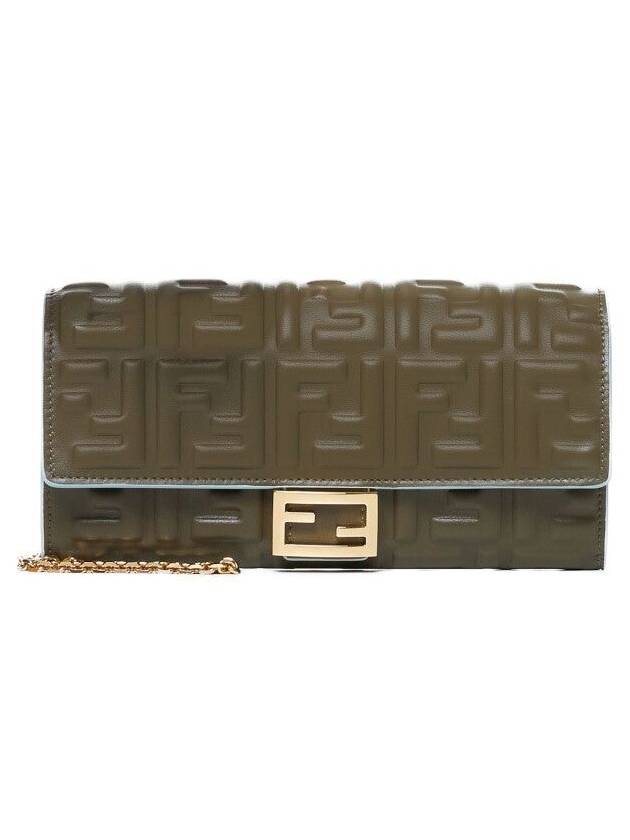 FENDI BAGUETTE CONTINENTAL WALLET WITH CHAIN - FENDI - BALAAN 3