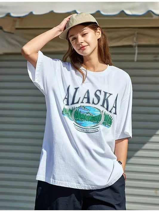 Alaska Pigment Short Sleeve TShirt White FST722 - FLUKE - BALAAN 2