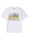 Relaxed Power of Sun Cotton Short Sleeve T-Shirt White B0481010388 - GANNI - BALAAN 5