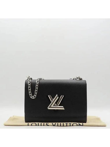 M50282 Black Epi Leather Twist MM Chain Shoulder and Crossbag - LOUIS VUITTON - BALAAN 1