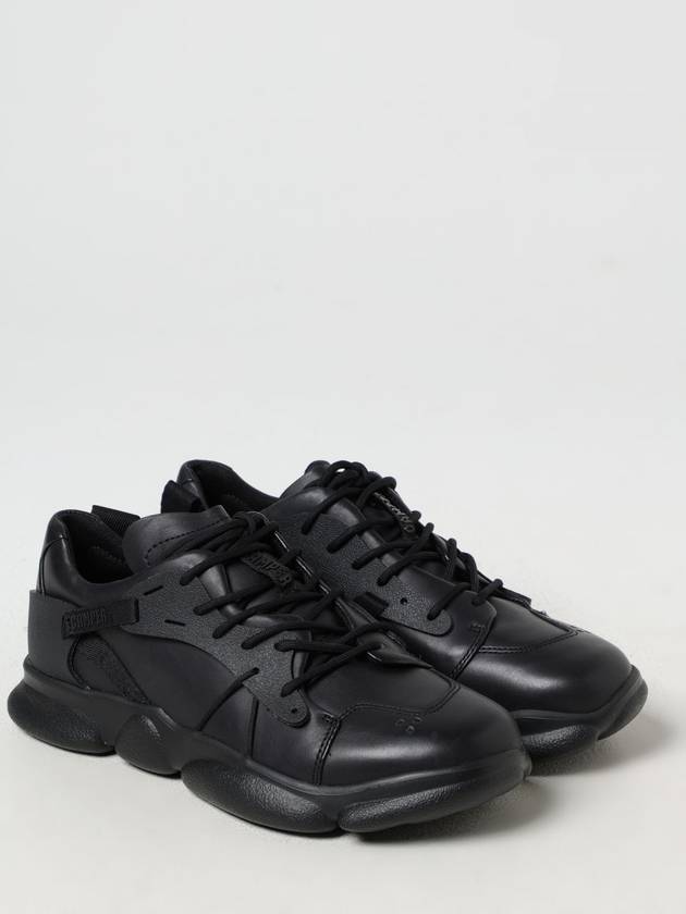 Karst Leather Low Top Sneakers Black - CAMPER - BALAAN 3