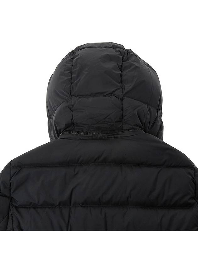 Women's Double Breasted Hooded Padded Black - BURBERRY - BALAAN 11