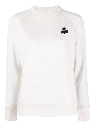 Women's Mila Logo Sweatshirt Beige SW0004FA A1M07E 23EC STK - ISABEL MARANT ETOILE - BALAAN 1