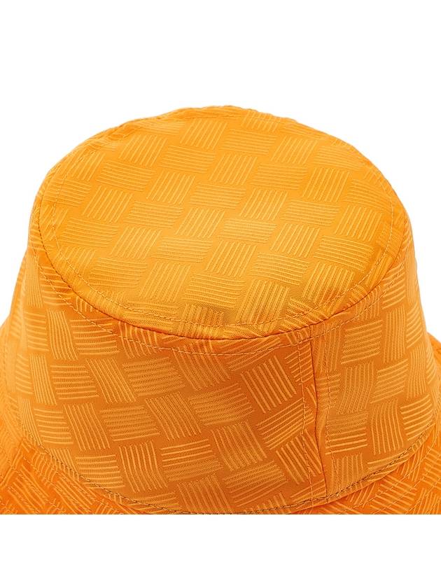 Intrecciato Jacquard Bucket Hat Tangerine - BOTTEGA VENETA - BALAAN 9