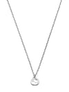 Interlocking Chain Necklace Silver - GUCCI - BALAAN 1