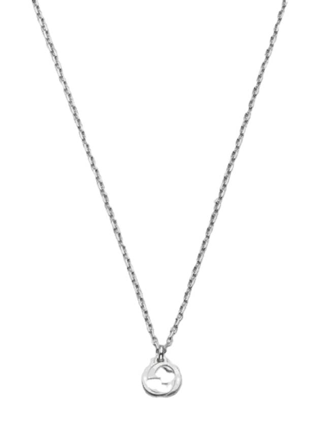 Interlocking Chain Necklace Silver - GUCCI - BALAAN 1