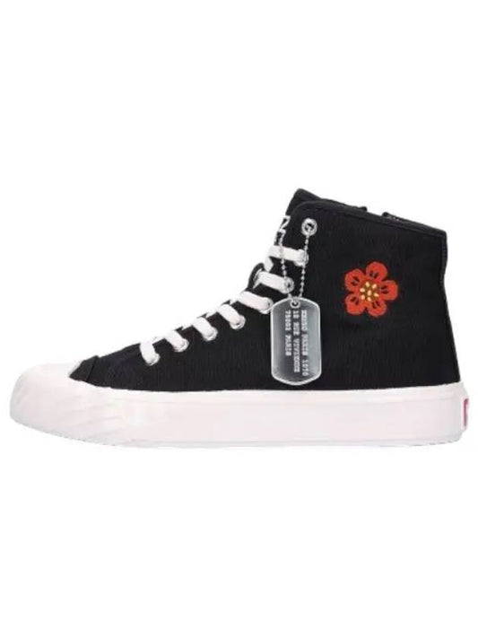 School High Top Trainers Black Sneakers - KENZO - BALAAN 1