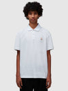 Logo Polo Shirt Optical White - MONCLER - BALAAN 2