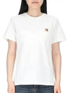 Fox Head Patch Regular Short Sleeve T-Shirt White - MAISON KITSUNE - BALAAN 2