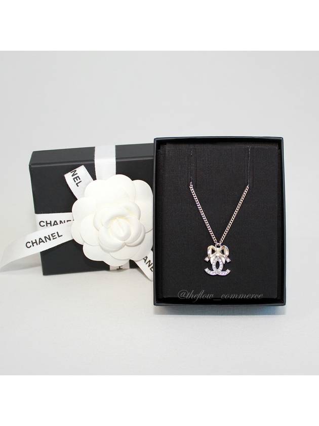 CC Logo Ribbon Necklace Gold - CHANEL - BALAAN 10