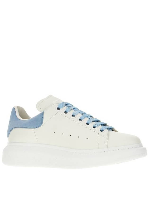 Oversized Low-Top Sneakers Blue White - ALEXANDER MCQUEEN - BALAAN 3