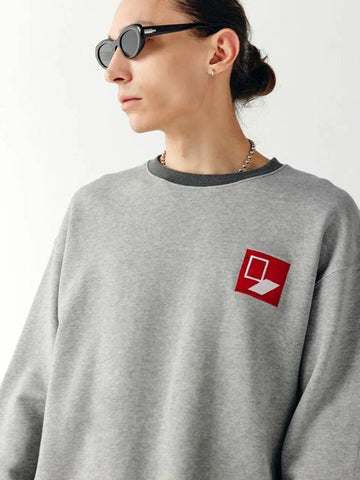 Unisex BXMXMTM Door Box Sweatshirt Mix Gray - CHANCE'S NOI - BALAAN 1