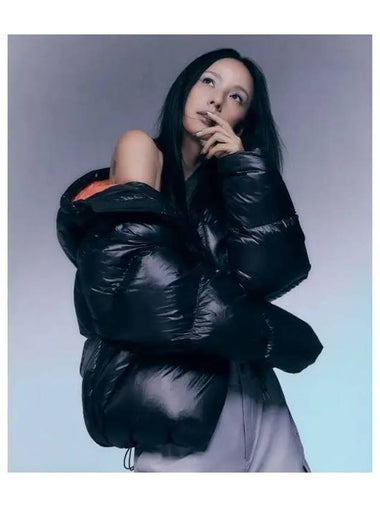 Hyori Lee wearing pump down jacket black - REEBOK - BALAAN 1