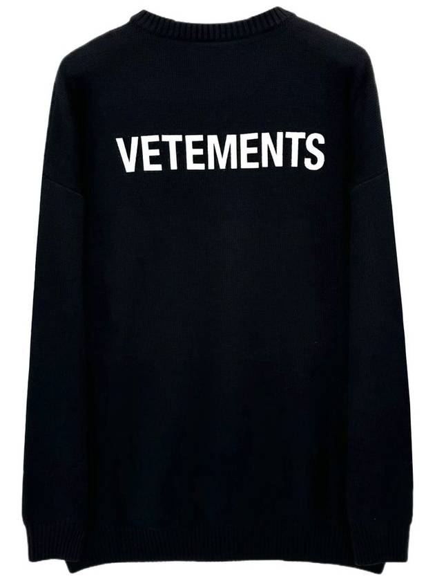 Small logo overfit knit UE52KN360B - VETEMENTS - BALAAN 2