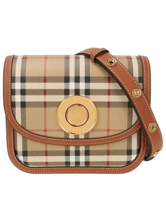 Elizabeth Check Pattern Small Cross Bag Beige - BURBERRY - BALAAN 2