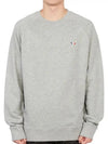 Tricolor Fox Patch Sweatshirt Gray Melange - MAISON KITSUNE - BALAAN 3