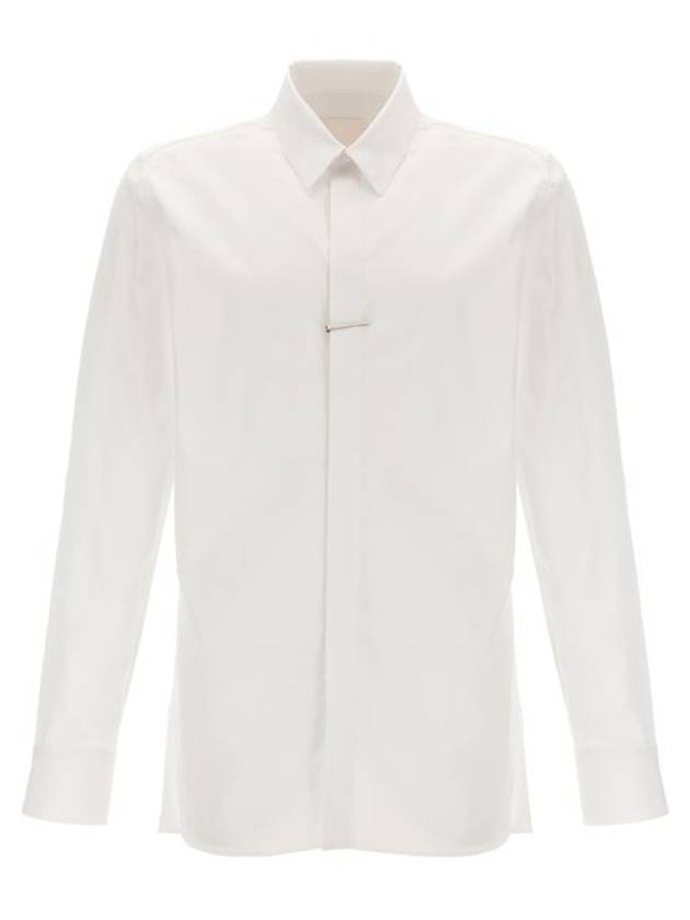 Classic Fit Poplin Long Sleeve Shirt White - GIVENCHY - BALAAN 2