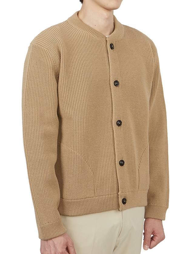 Men's Cardigan SKIPPER JACKET CAMEL - ANDERSEN-ANDERSEN - BALAAN 4