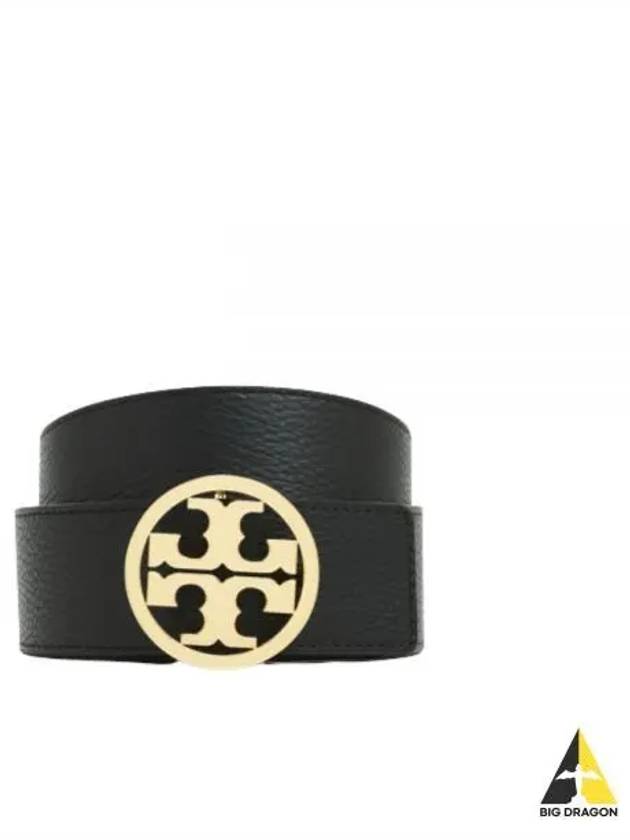 1.5" Miller Reversible Leather Belt Black Classic Cuoio - TORY BURCH - BALAAN 2