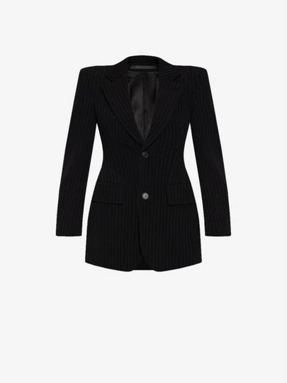 Women's Hourglass Blazer Jacket Black - BALENCIAGA - BALAAN 2