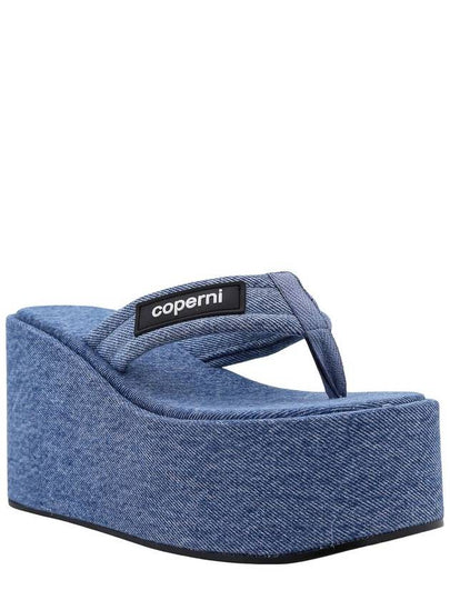 Coperni 'Branded Wedge' Sandals - COPERNI - BALAAN 2