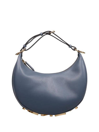 Fendigraphy Small Hobo Shoulder Bag Blue - FENDI - BALAAN 1