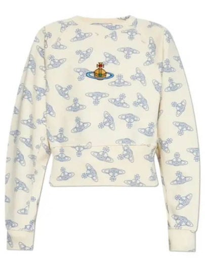 Logo Athletic Sweatshirt Cream - VIVIENNE WESTWOOD - BALAAN 2