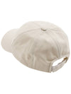 Tyron Logo Cotton Ball Cap Ecru Pink - ISABEL MARANT - BALAAN 4