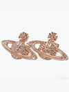 Mini Bas Relief Earrings Rose Gold - VIVIENNE WESTWOOD - BALAAN 2