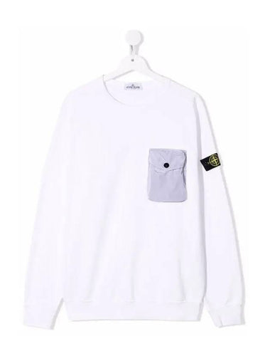 Kids Women s Wappen Pocket Sweatshirt 761662139 V0001 - STONE ISLAND - BALAAN 1