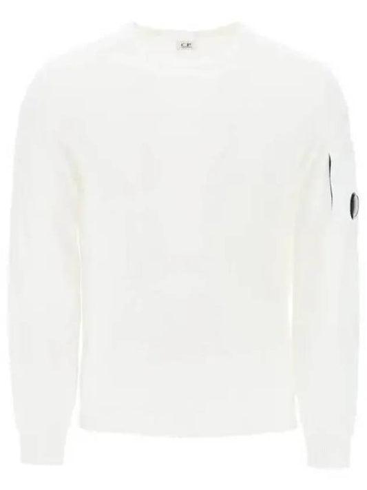 Cotton Crepe Knit Top White - CP COMPANY - BALAAN 2